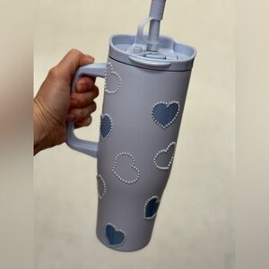 Tumbler with Heart Design